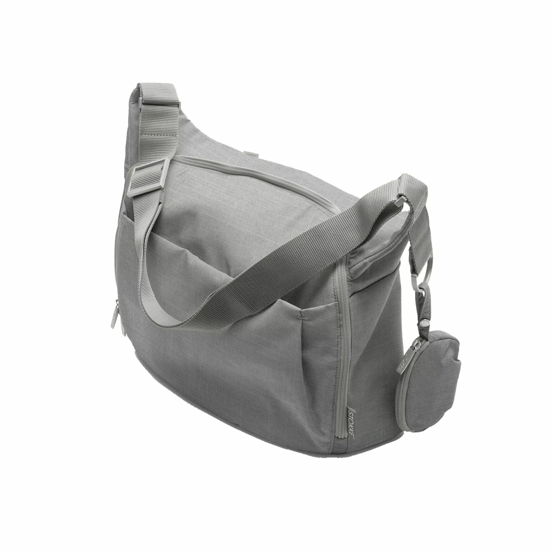 Stokke Borsa Cambio Changing Bag Con Fasciatoio E Tracolla - Grey Melange 3 Stokke Borsa Cambio Changing Bag Con Fasciatoio E Tracolla - Grey Melange