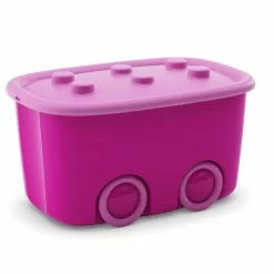 KIS Scatola Funny Box Rosa Con Ruote