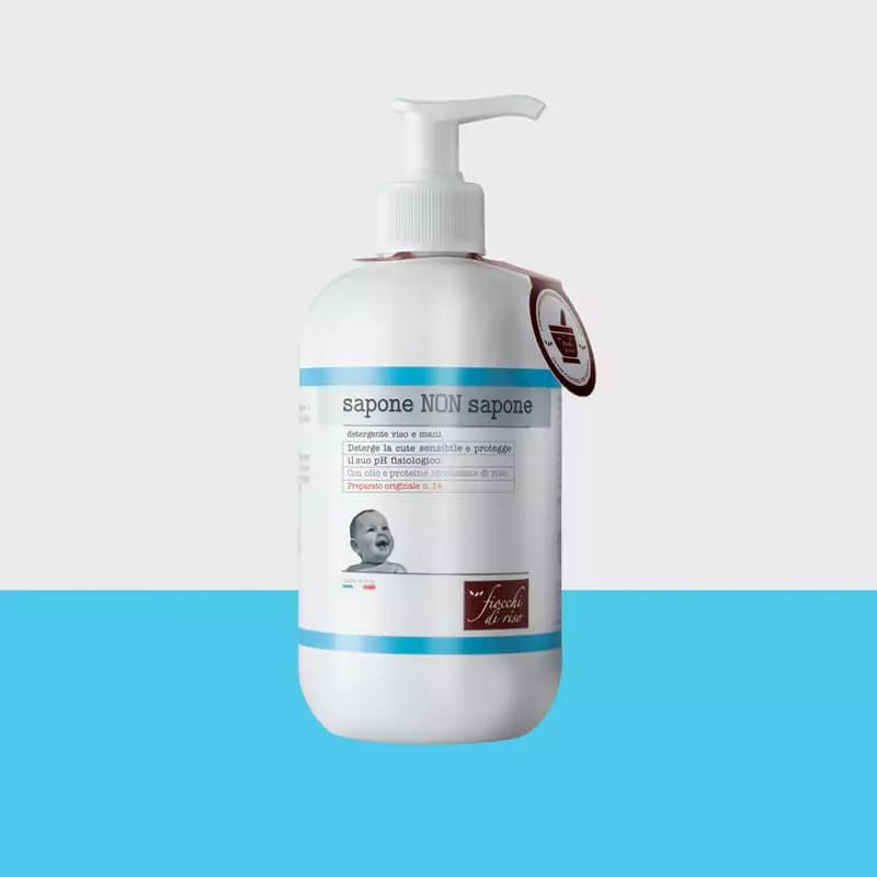 Fiocchi Di Riso Sapone Non Sapone Detergente Viso E Mani 4 Fiocchi Di Riso Sapone Non Sapone Detergente Viso E Mani - immagine 2