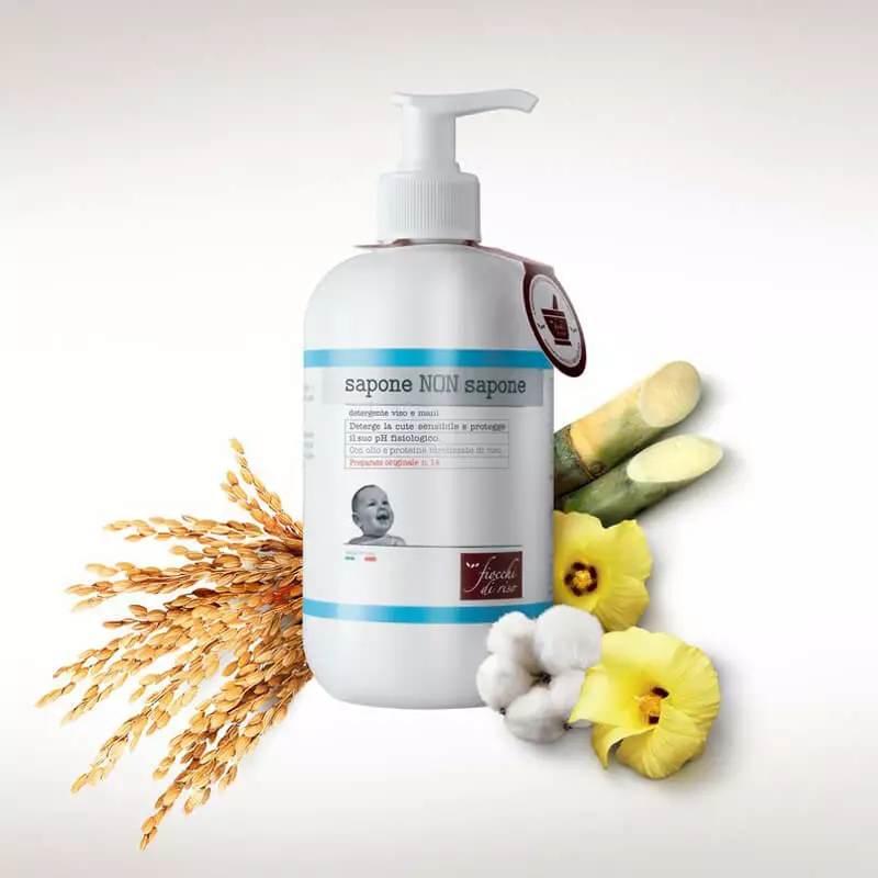 Fiocchi Di Riso Sapone Non Sapone Detergente Viso E Mani 5 Fiocchi Di Riso Sapone Non Sapone Detergente Viso E Mani - immagine 3