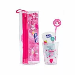 CHICCO Set Igiene Orale 36m+ Fucsia