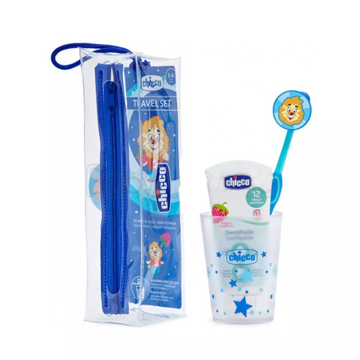 CHICCO Set Igiene Orale 36m+ Blu 3 CHICCO Set Igiene Orale 36m+ Blu