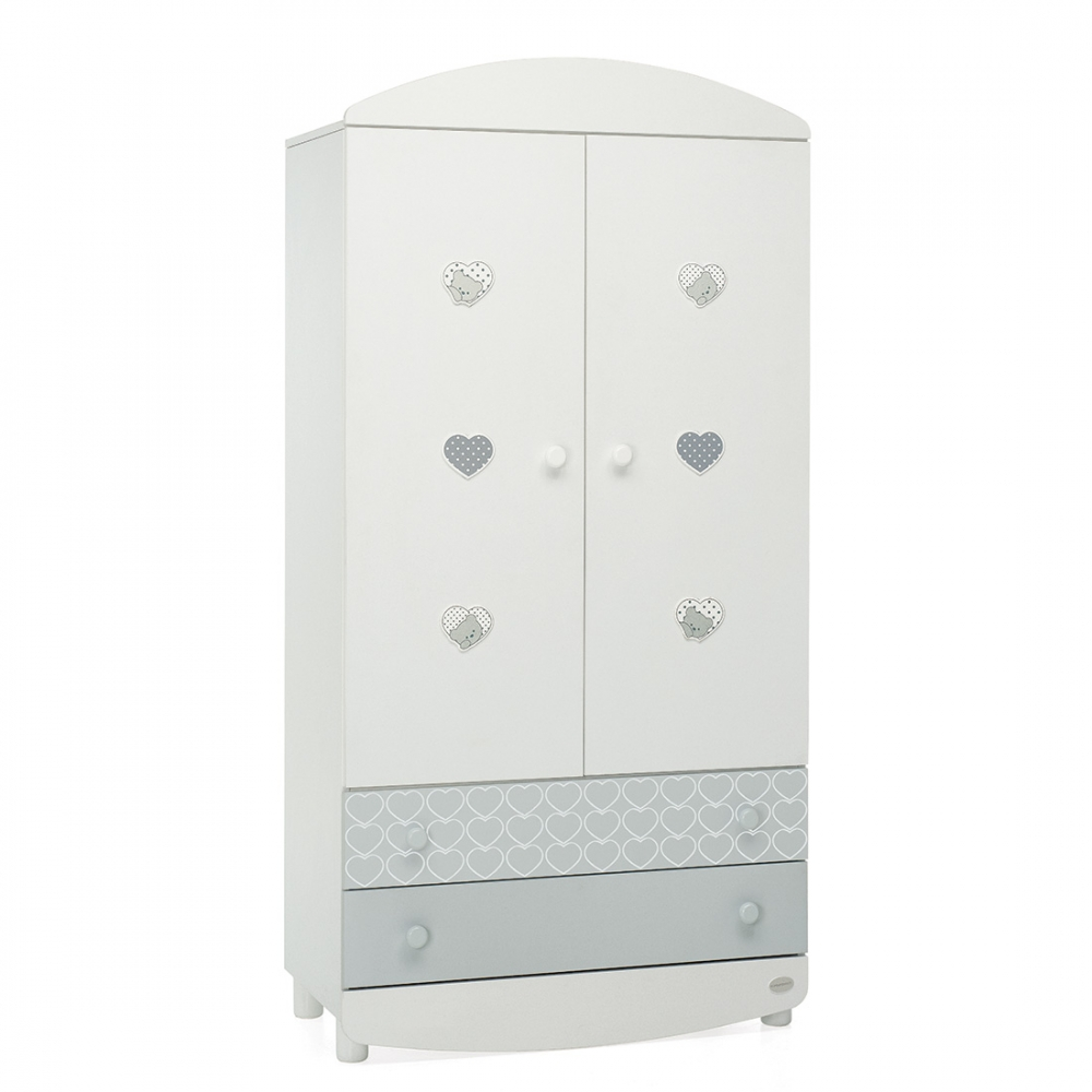 Foppapedretti Armadio Lovely Con Piano Regolabile E Barre Appendiabiti 3 Foppapedretti Armadio Lovely Con Piano Regolabile E Barre Appendiabiti