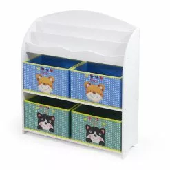 ATe Casa Mobiletto In Legno Porta Libri E Giocattoli