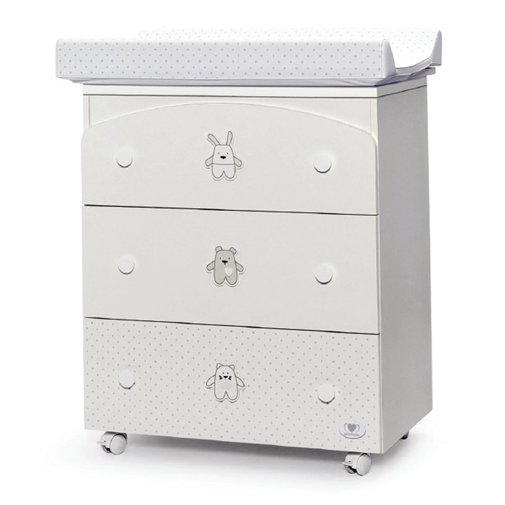 Cuoricini Bagnetto Fasciatoio Ted 3 Cuoricini Bagnetto Fasciatoio Ted