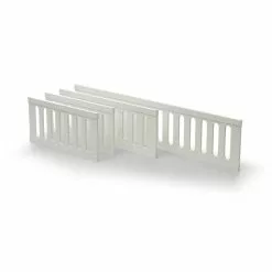 Cuoricini Set 4 Sponde Per Lettino Moovie Bianco