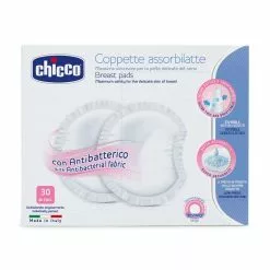 CHICCO Coppette Assorbilatte Con Antibatterico 30pz