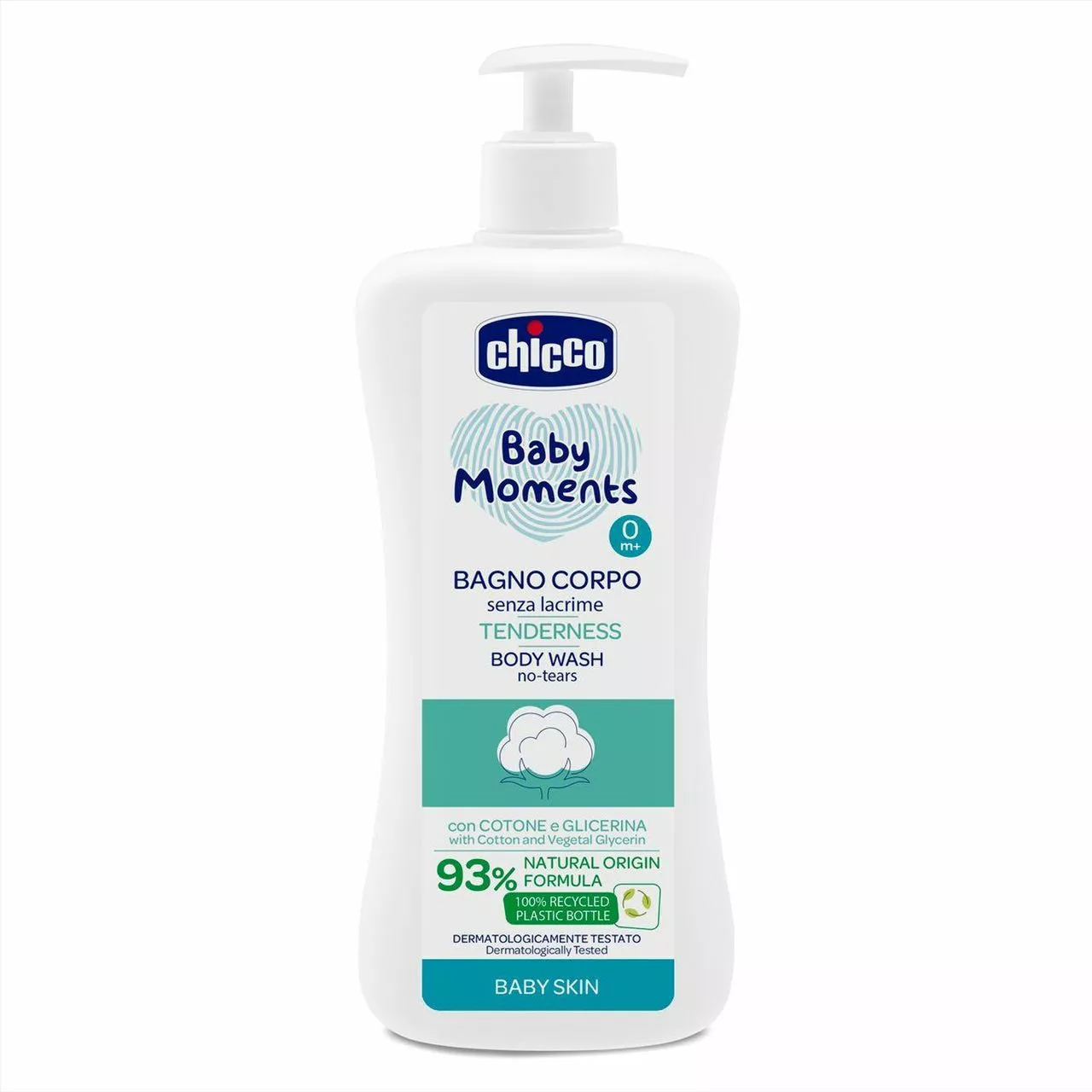 Chicco Bagno Corpo Tenderness Con Glicerina Vegetale - Formula Senza Lacrime 500ml 3 Chicco Bagno Corpo Tenderness Con Glicerina Vegetale - Formula Senza Lacrime 500ml