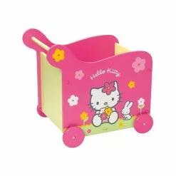 Toybox Carriola Porta Giochi Hello Kitty In Legno