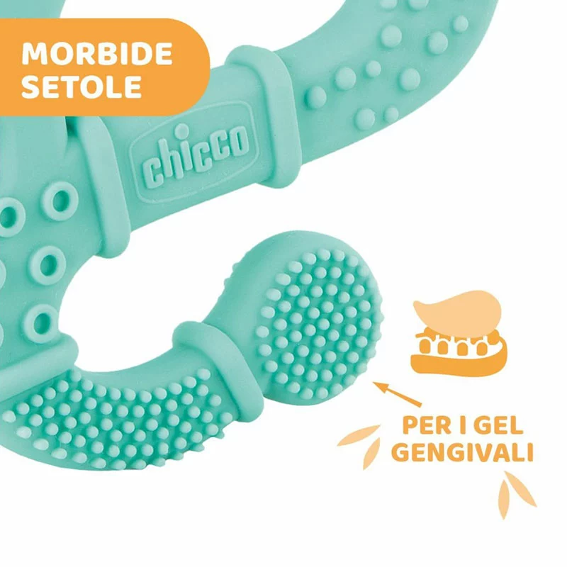 CHICCO Massaggiagengive Soft Iguana 6 CHICCO Massaggiagengive Soft Iguana - immagine 4