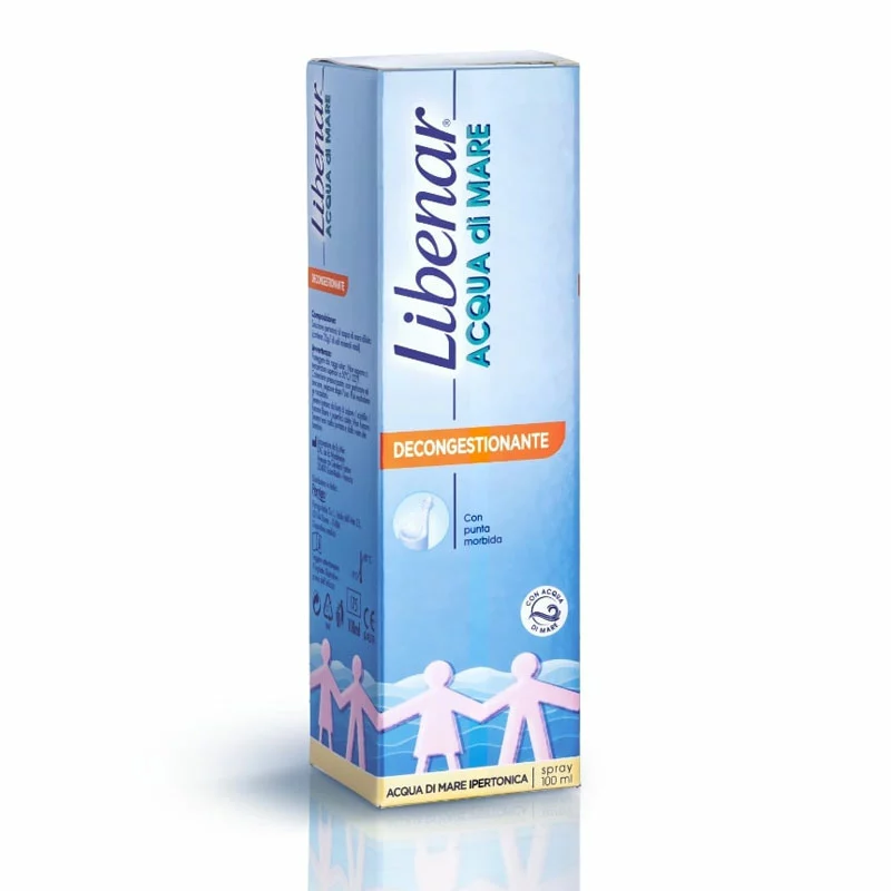 Libenar Spray Iper Decongestionante Acqua Di Mare 100ml 3 Libenar Spray Iper Decongestionante Acqua Di Mare 100ml