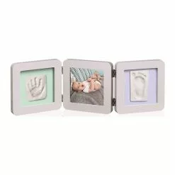 Baby Art Portafoto My Baby Touch Double Inclusi Kit Impronte Mani E Piedi