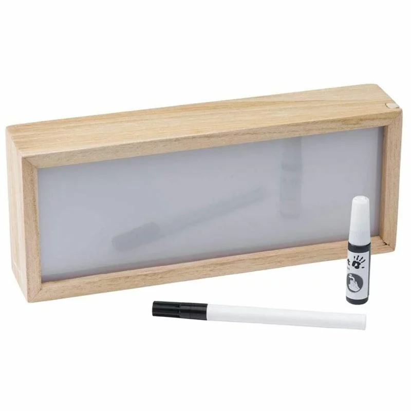 Baby Art Scatola Luminosa Personalizzabile Light Box Con Kit Impronta E Frase 4 Baby Art Scatola Luminosa Personalizzabile Light Box Con Kit Impronta E Frase - immagine 2