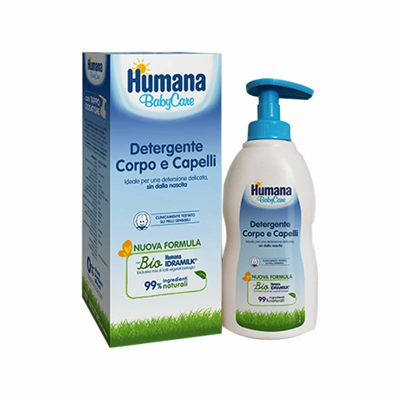 Humana Detergente Per Corpo E Capelli 300ml 3 Humana Detergente Per Corpo E Capelli 300ml