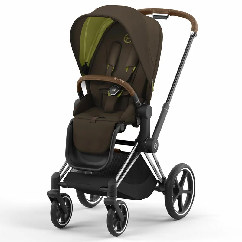 Cybex PLATINUM Cybex Platinum Passeggino Priam Con Telaio Chrome Brown 5 Cybex PLATINUM Cybex Platinum Passeggino Priam Con Telaio Chrome Brown - immagine 3