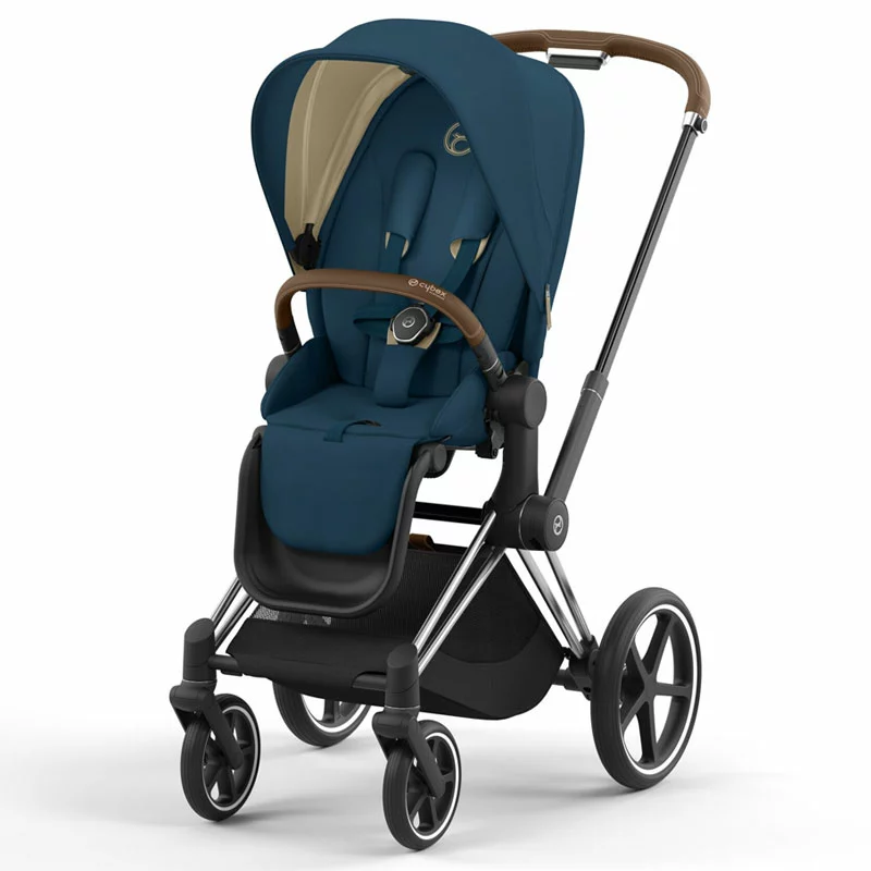 Cybex PLATINUM Cybex Platinum Passeggino Priam Con Telaio Chrome Brown 6 Cybex PLATINUM Cybex Platinum Passeggino Priam Con Telaio Chrome Brown - immagine 4