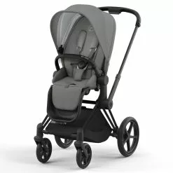 Cybex Platinum Passeggino Elettrico E-Priam Con Telaio Matt Black