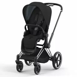 Cybex Platinum Passeggino Elettrico E-Priam Con Telaio Chrome Black -Negozio al dettaglio CYBEX GOLD 0090709 cybex platinum passeggino elettrico e priam con telaio chrome black