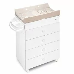 Cam Cassettiera Asia Con Fasciatoio E Vaschetta Per Neonati