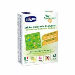 Chicco Natural Cerotti Colorati E Profumati Antizanzare 12 Pezzi