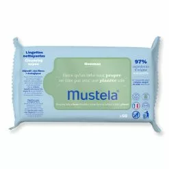 Mustela 60 Salviettine Detergenti Multiuso Con Avocado Bio, Per Bambino, Biodegradabili