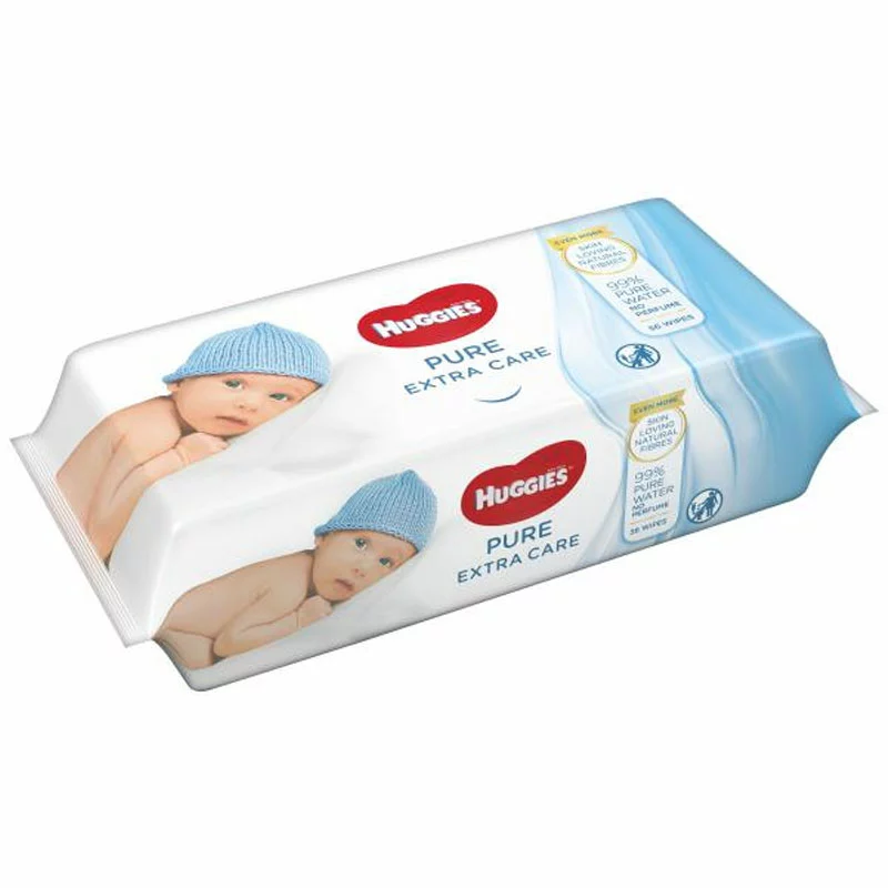 Huggies 56 Salviette Pure Extra Care 4 Huggies 56 Salviette Pure Extra Care - immagine 2