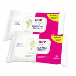 HiPP Salviette Delicate, Pacco Scorta 2x56 Salviette