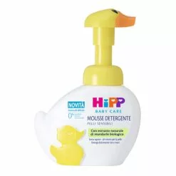 Hipp Mousse Detergente Paperella Viso E Mani, Formula Delicata Per Pelli Sensibili - 250ml