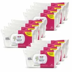 Hipp 224 Salviettine Delicate Multipack Per Viso, Mani, Cambio Pannolino 4x56 Confezioni