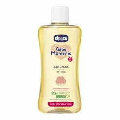 Chicco Olio Bagnetto Baby Moments Bath Oil Con Vitamina E 200ml