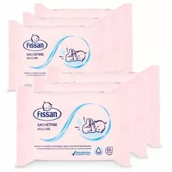 Fissan Salviette Delicate EsaPack Per Neonato - 6 Confezioni X 65 Salviette