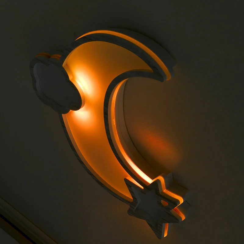 Erbesi Lampada A Muro Moon Con 8 Luci Led 7 Erbesi Lampada A Muro Moon Con 8 Luci Led - immagine 5