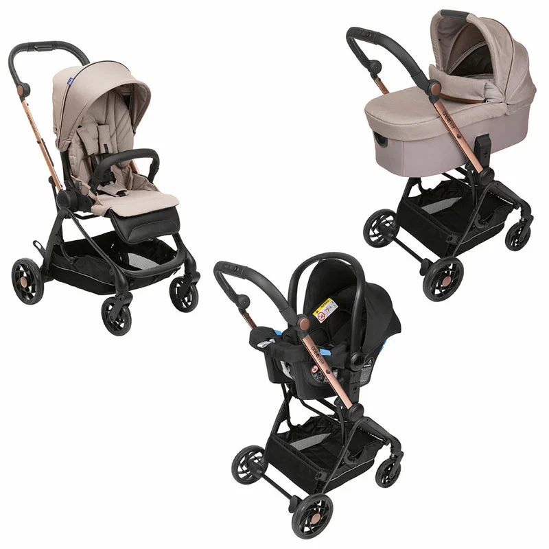 Chicco Trio One4Ever 2 Sedute Intercambiabili Con Navicella Light E Ovetto Kaily 4 Chicco Trio One4Ever 2 Sedute Intercambiabili Con Navicella Light E Ovetto Kaily - immagine 2