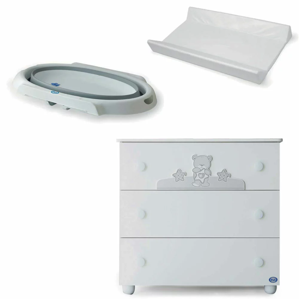 Pali Comò Birba Plus Con Vaschetta Removibile Per Bagnetto E Fasciatoio 3 Pali Comò Birba Plus Con Vaschetta Removibile Per Bagnetto E Fasciatoio