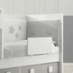 Erbesi Barriera Letto Easy, Pannello Salva Bimbo - Bianco