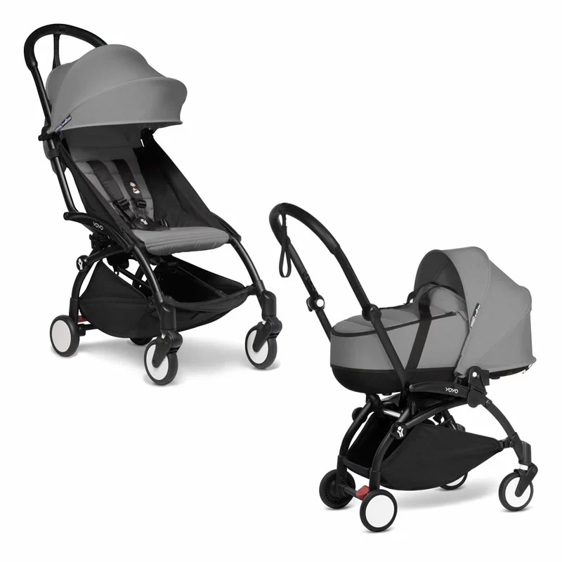 Babyzen Passeggino Yoyo2 Black Con Navicella Bassinet 3 Babyzen Passeggino Yoyo2 Black Con Navicella Bassinet