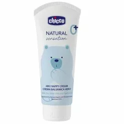 Chicco Pasta Cambio Lenitiva 4in1 Natural Sensation Con Pantenolo E Ossido Di Zinco, 100ml