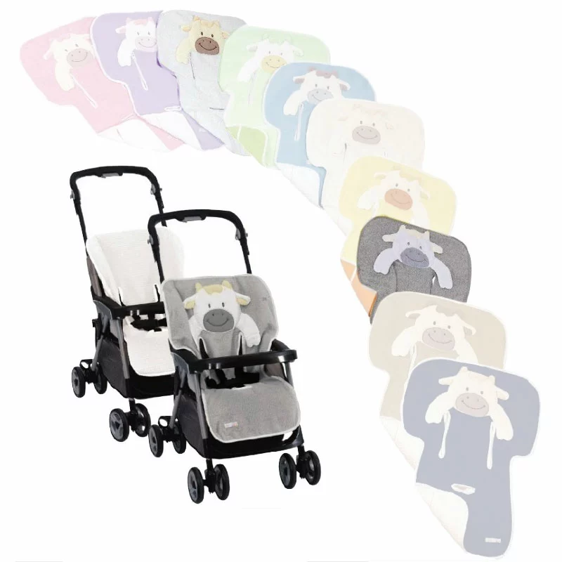 Picci Copri Passeggino Lola Doble Face In Spugna E Cotone Nido D'Ape 6 Picci Copri Passeggino Lola Doble Face In Spugna E Cotone Nido D'Ape - immagine 4