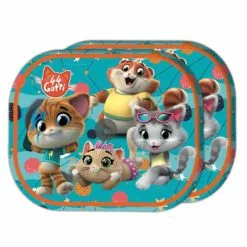 Albri 2pz Tendina Parasole Finestrino Auto - Fantasia 44 Gatti